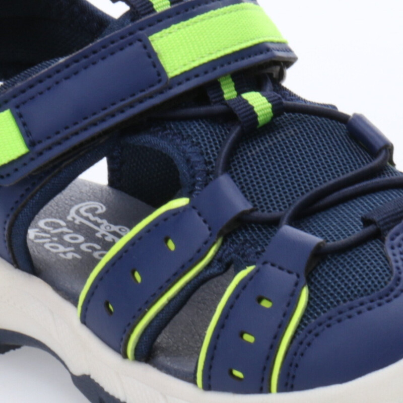 Sandalias Infantiles Croco Kids DEPI deportiva con puntera cerrada Azul Marino