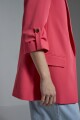 Blazer recto fucsia