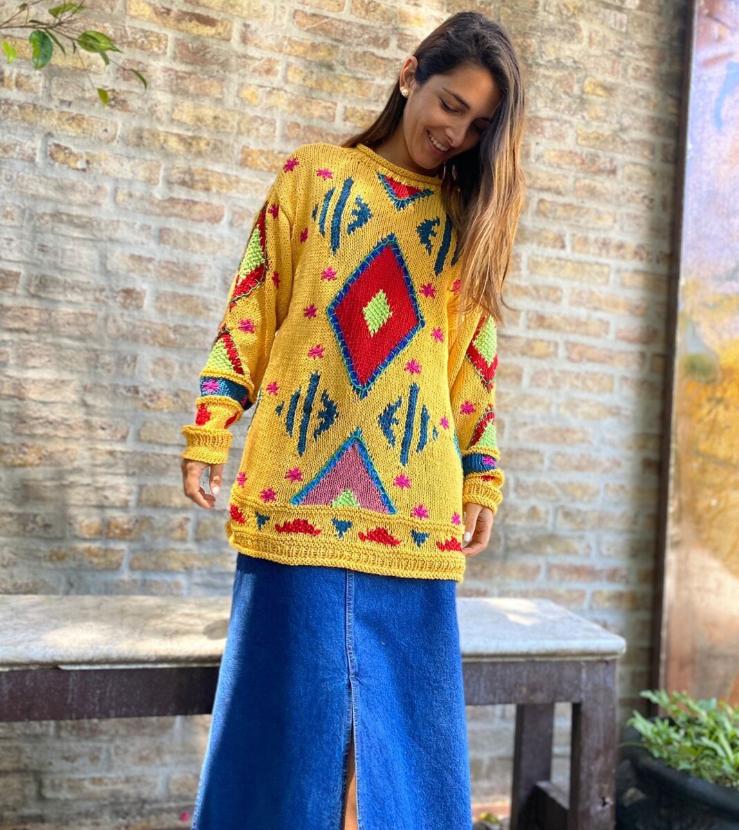Sweater Gitano - Base Amarilla 