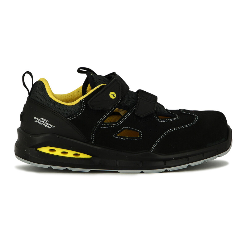Diadora Utility Zapato Run Net Airbox Sandal S1p Src Negro