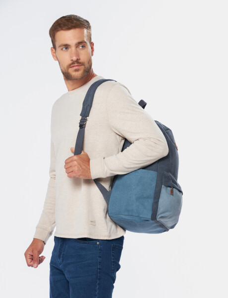 MOCHILA DE LONA Azul