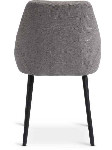 Silla de comedor VELLEV tela arena/negro Silla de comedor VELLEV tela arena/negro
