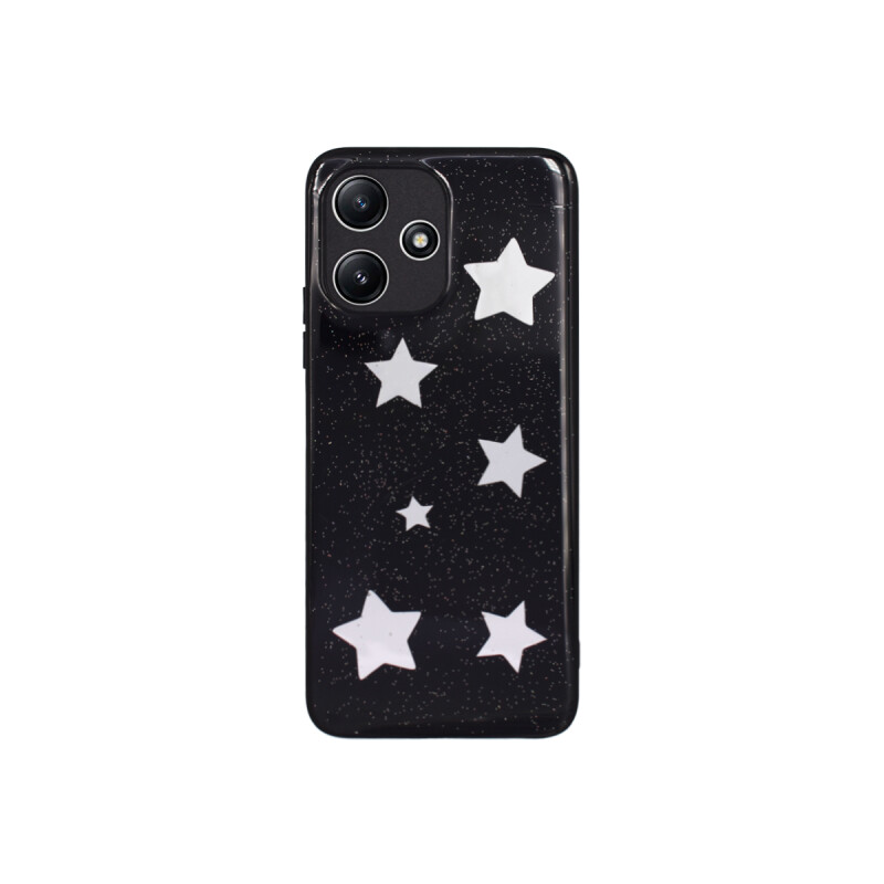 Protector para Xiaomi Redmi 12 estrellas color negro Protector Para Xiaomi Redmi 12 Estrellas Color Negro