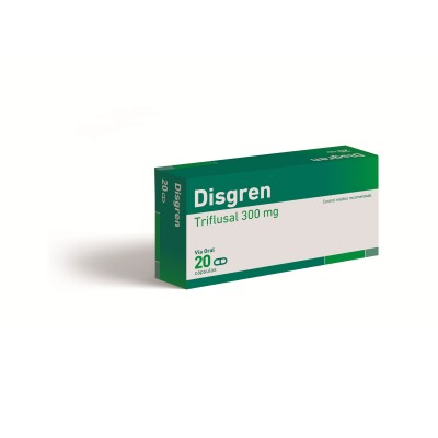 Disgren 300 Mg. 20 Caps. Disgren 300 Mg. 20 Caps.