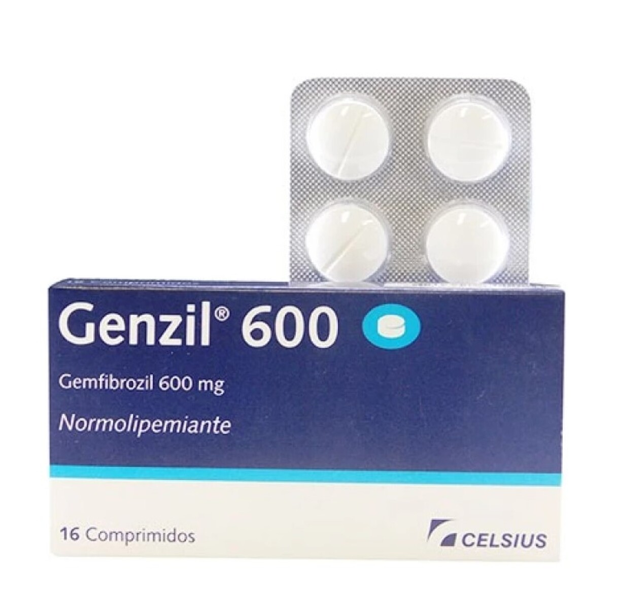 Genzil 600mg 16 Comprimidos 