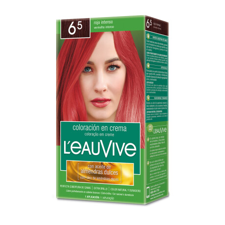 TINTA LEAU VIVE KIT ESTUCHE Nº6.5 ROJO INTENSO TINTA LEAU VIVE KIT ESTUCHE Nº6.5 ROJO INTENSO