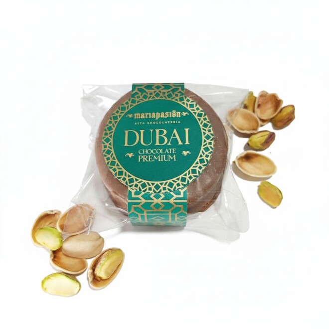 Alfajor DUBAI Chocolate Leche 37% y Dulce de Leche Alfajor DUBAI Chocolate Leche 37% y Dulce de Leche