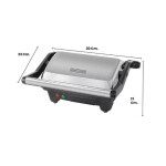 CHURRASQUERA GRILL B+D GR2976-CL ANTIADHERENTE 910W Unica