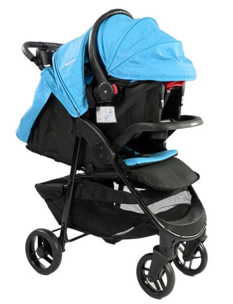 Coche de bebé + silla para auto Bebesit Travel System Sienna Azul