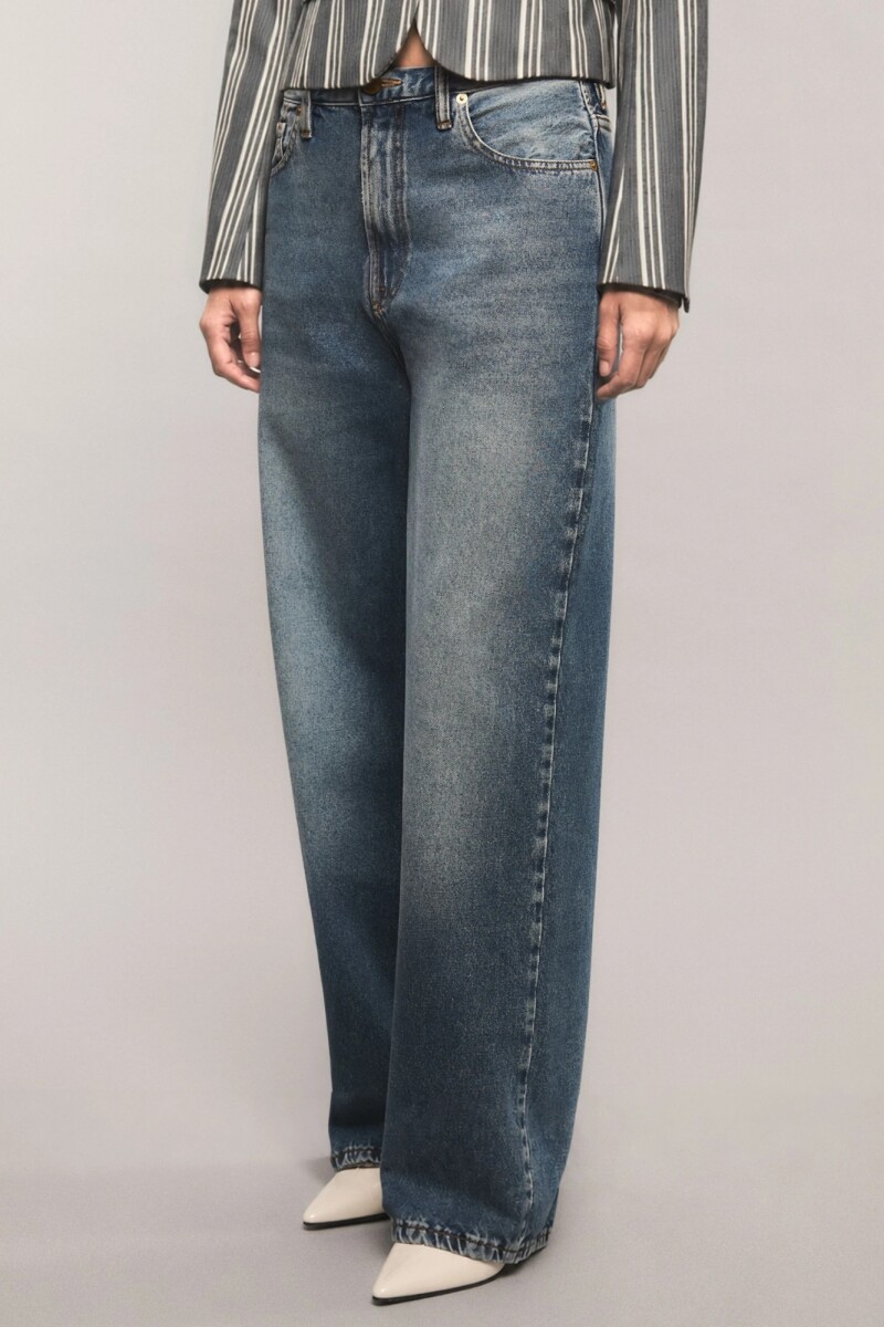 JEANS IRONY LOOSE DIRTY Azul