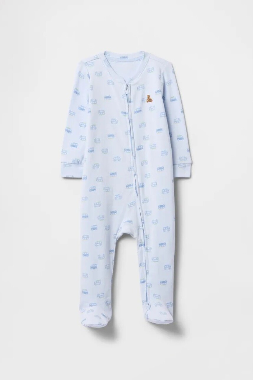 Pijama Gráfico Bebé Azul