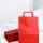 Pack x 200 - bolsa lisa 22x10x30 cm. ROJO