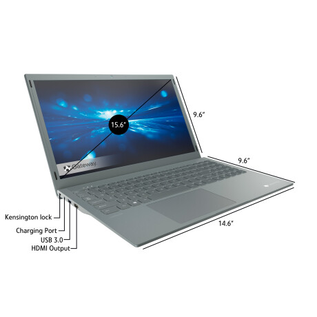 Gateway - Notebook GWTN156-11 - 15,6" Ips Lcd. Intel Pentium Silver N5030. Intel Uhd 605. Windows. R 001