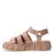 Sandalias de Mujer Bottero de tiras c/velcro Marrón - Marrón Claro