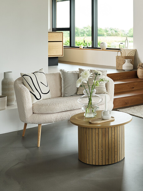 Puf OREBO 84x45 felpa crudo Puf OREBO 84x45 felpa crudo