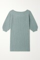 Vestido m/l tejido VERDE MENTA
