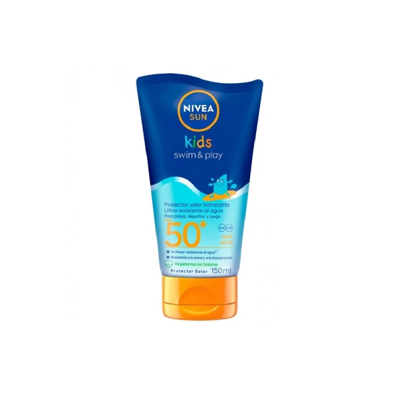Protector Solar Nivea Kids Swim And Play Fps 60 150 Ml. Protector Solar Nivea Kids Swim And Play Fps 60 150 Ml.