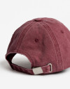 Caps Gorra Canvas Bordada - Rojo Burdeaux