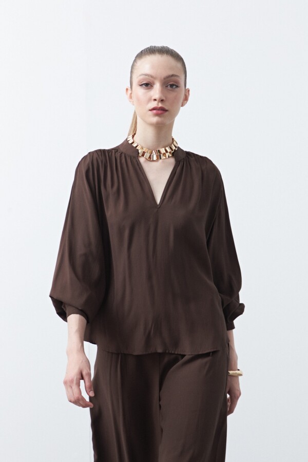 BLUSA SOHO Chocolate