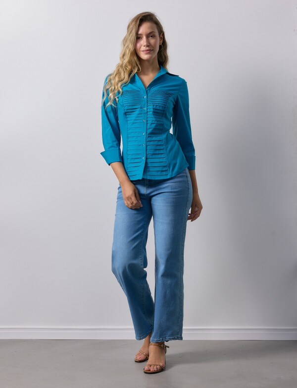 Camisa Tablitas PETROLEO