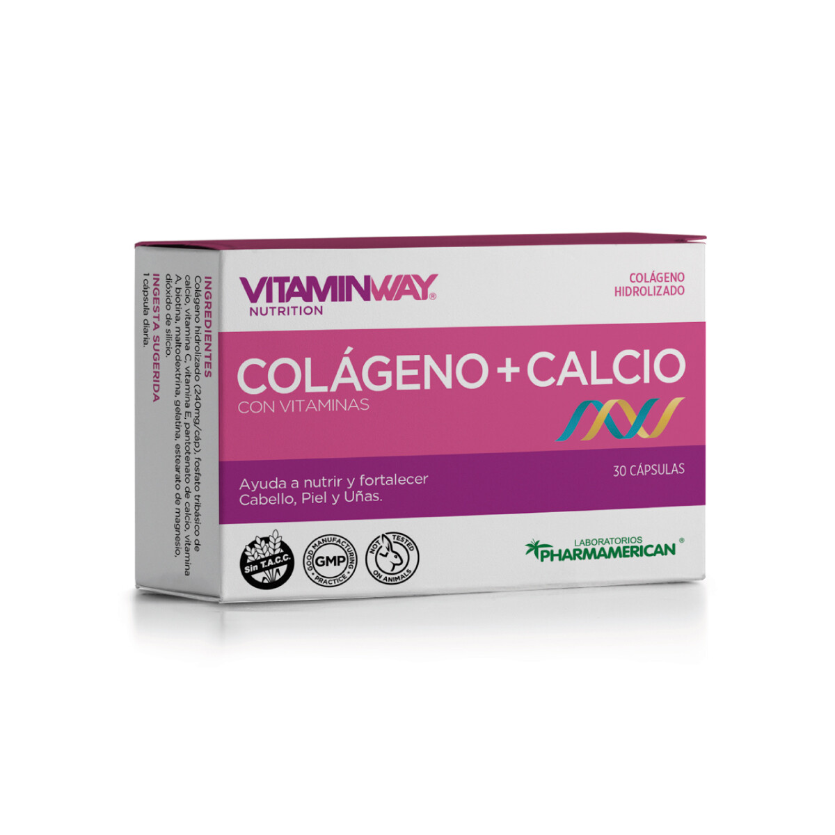 Vitaminway Colágeno + Calcio 30 caps 