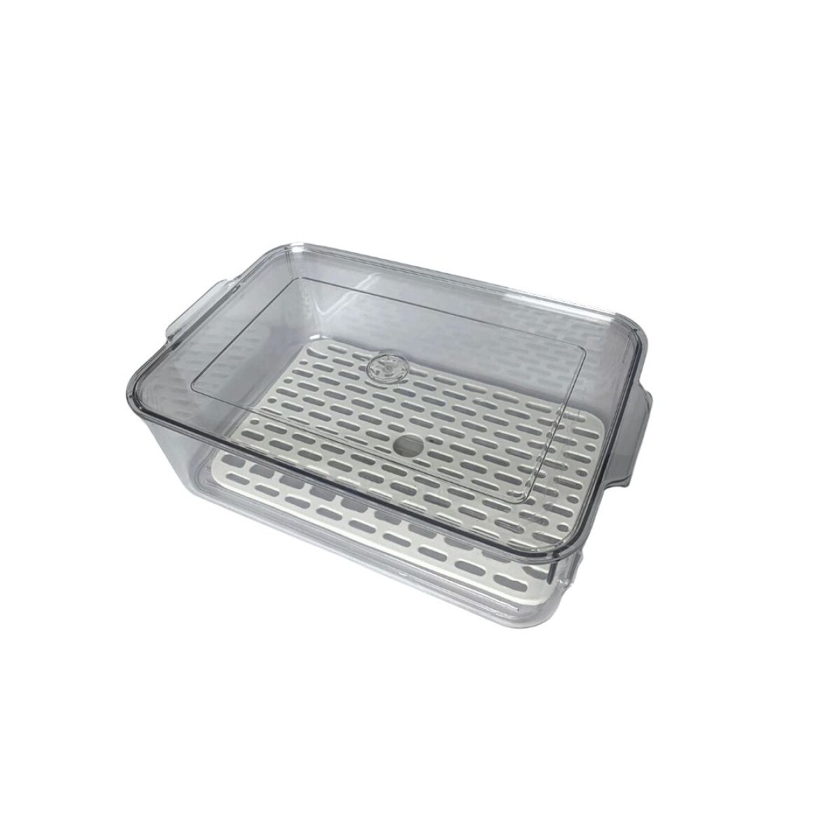 ORGANIZADOR ACRILICO CON TAPA Y REJILLA 33,6X21,5X10,3CM 