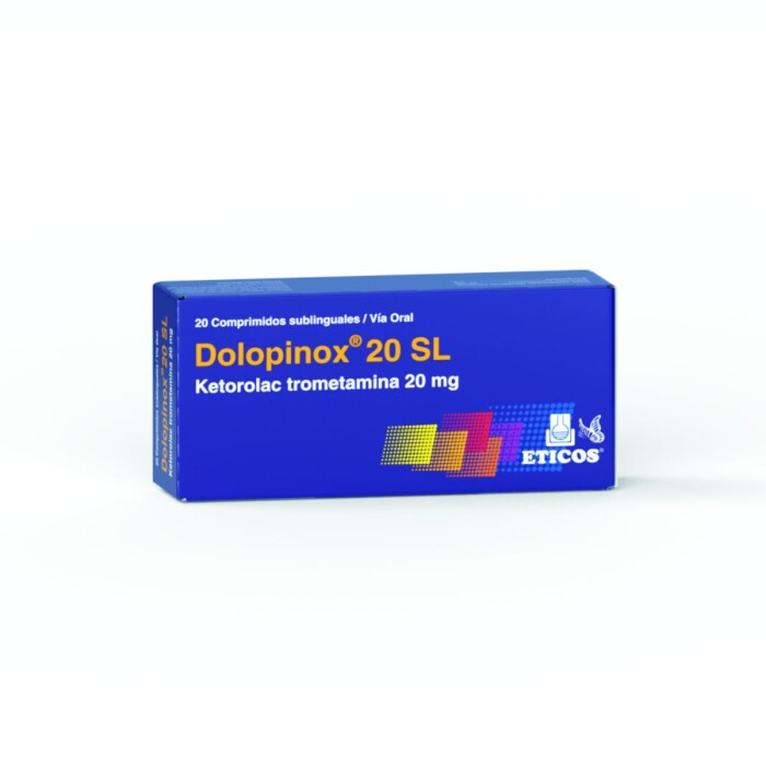 DOLOPINOX SL 20 MG X 20 COMP.SUBL. única