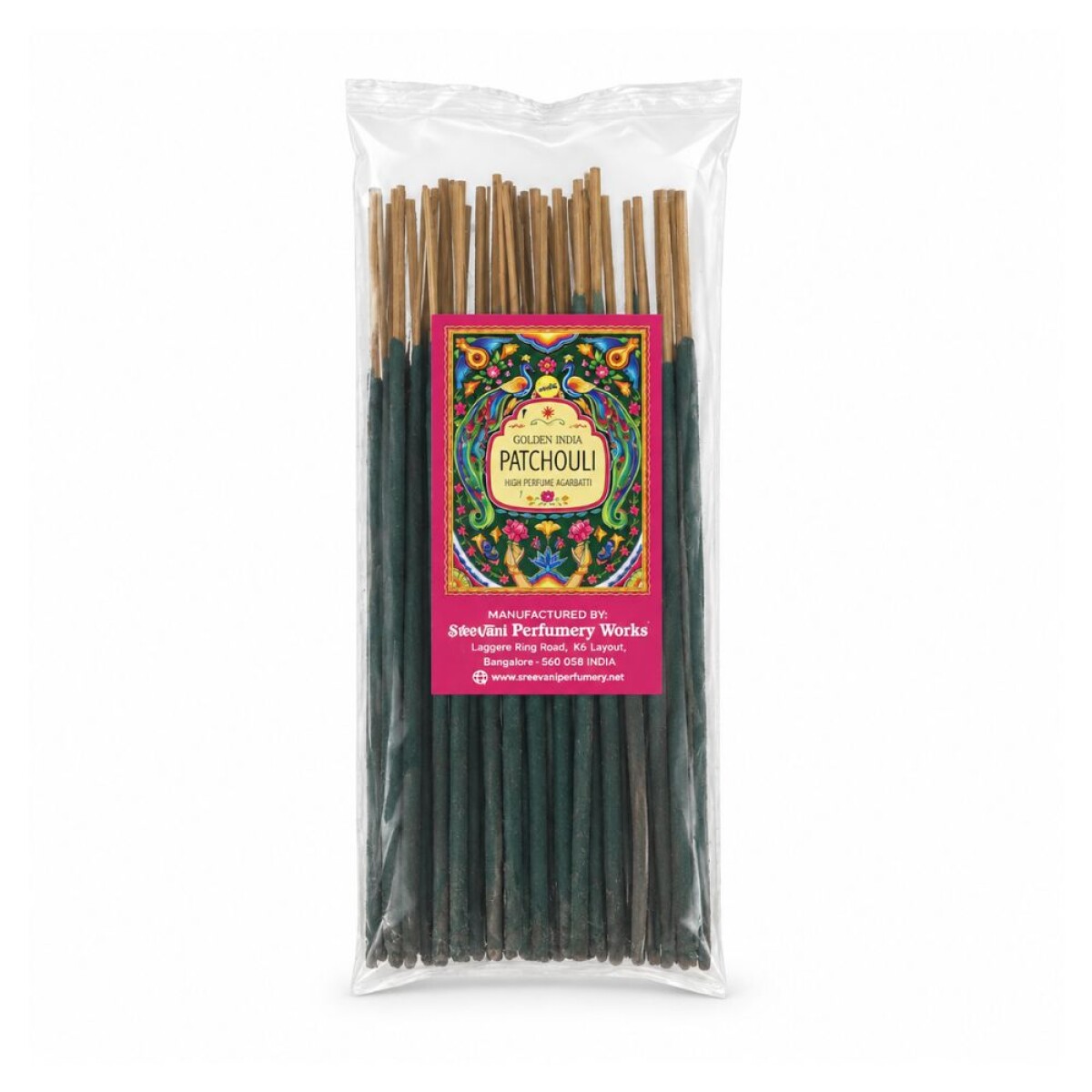 INCIENSO DOBLE EMPASTE SREE VANI X2 PACK - Patchouli 