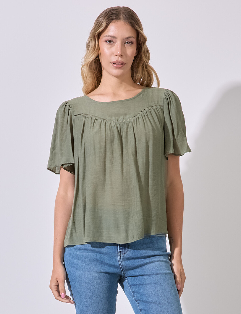 Blusa Puntilla - Verde 