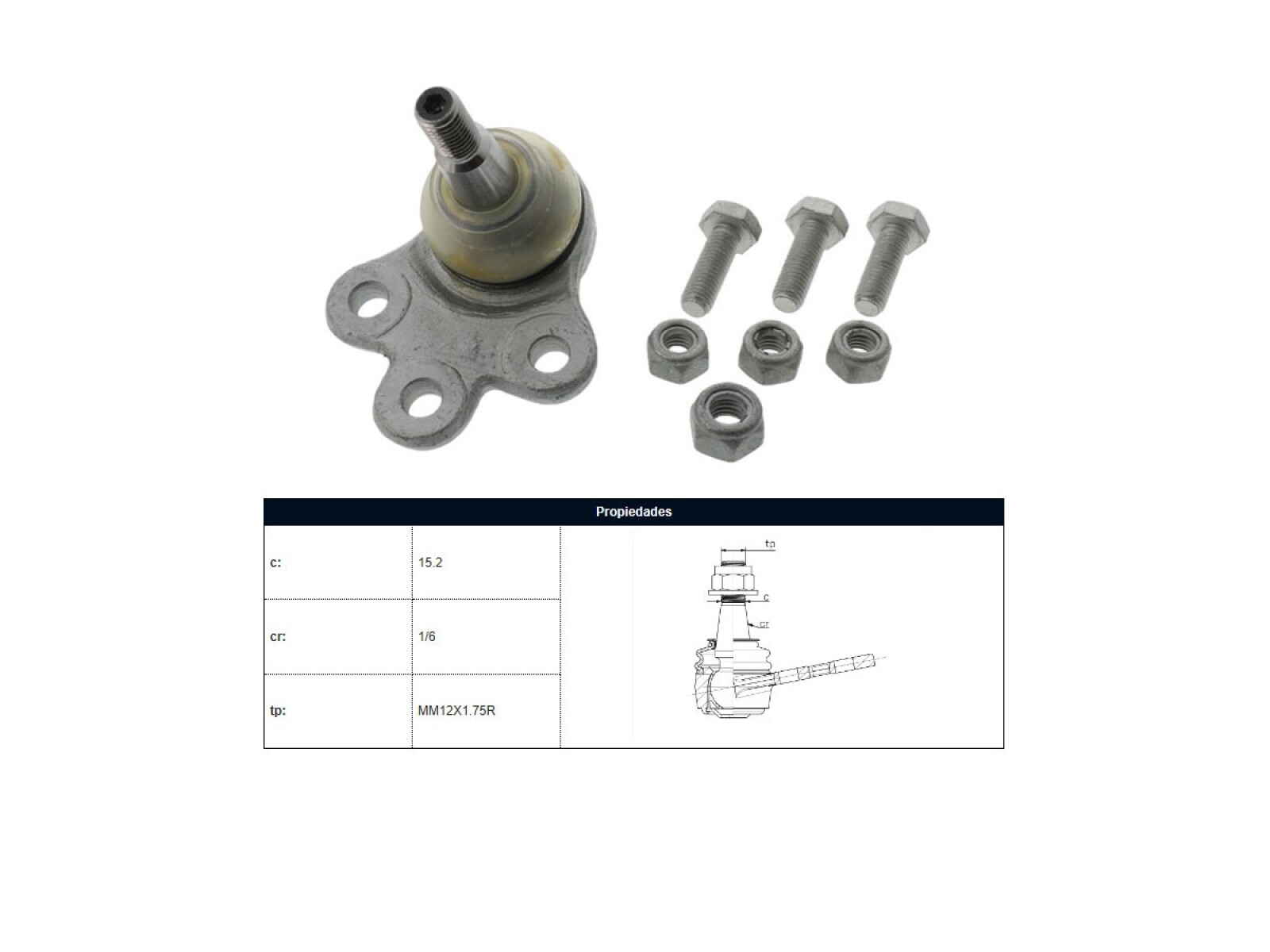 Rotula Del Chev Captiva 06-16 Der/Izq 