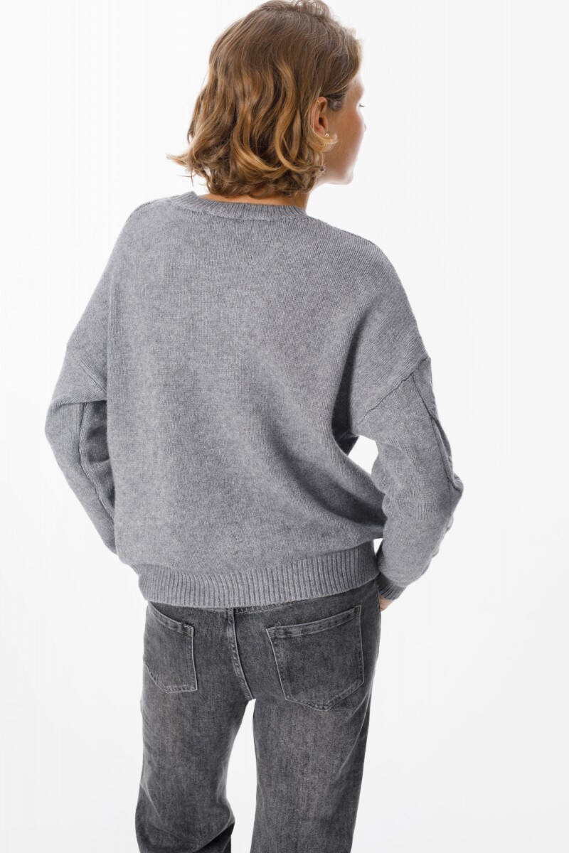Sweater Hiedra Gris