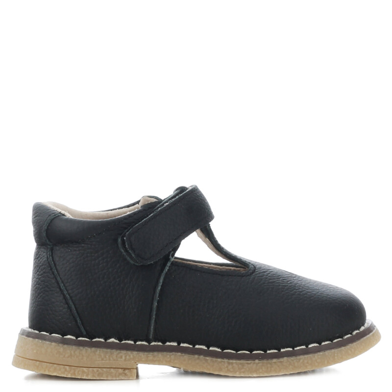 Zapato de Niña Mini Miss Carol CERSEI con velcro y calado Negro