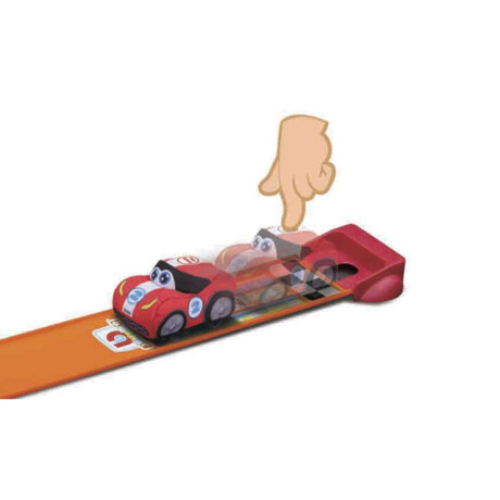 Bburago Jr Pista de Auto 3 en 1 con Vehículo y Luz