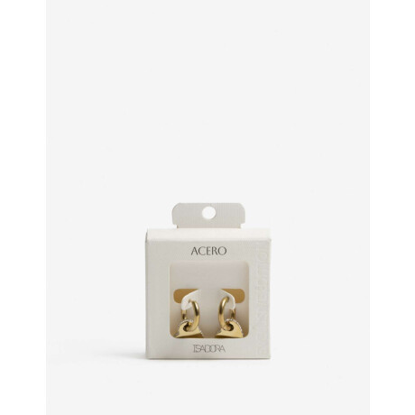 Aros Argollas Cubic zirconia Dorado