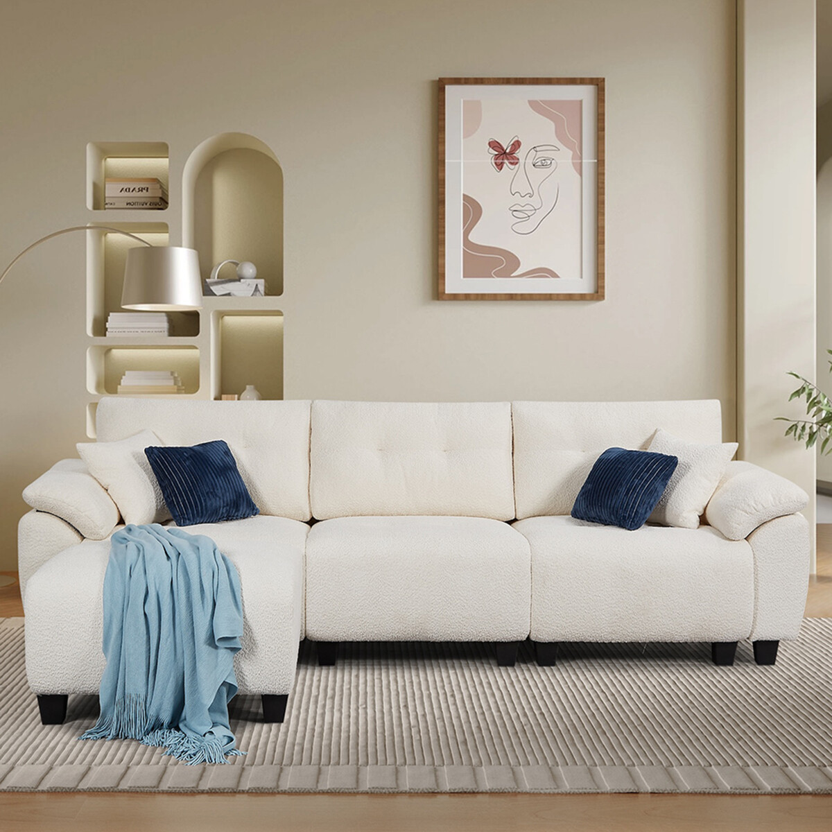 SOFÁ SILLÓN CON CHAISE 