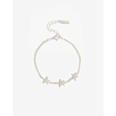 Pulsera Elástica Estrella Strass Cristal
