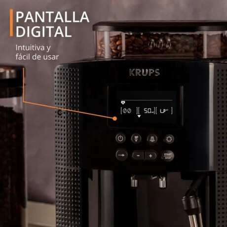 Cafetera Superautomática Krups Essential Digital | Con espumador | Color negro. Cafetera Superautomática Krups Essential Digital | Con espumador | Color negro.
