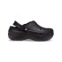Plataformas Crocs Platform Lined Clog - Mujer Black