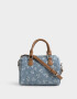 Bowling Cartera Bowling De Denim - Azul Gastado