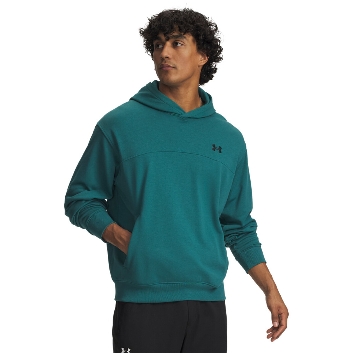 UA Rival LW Hoodie-GRN - GRN-338 