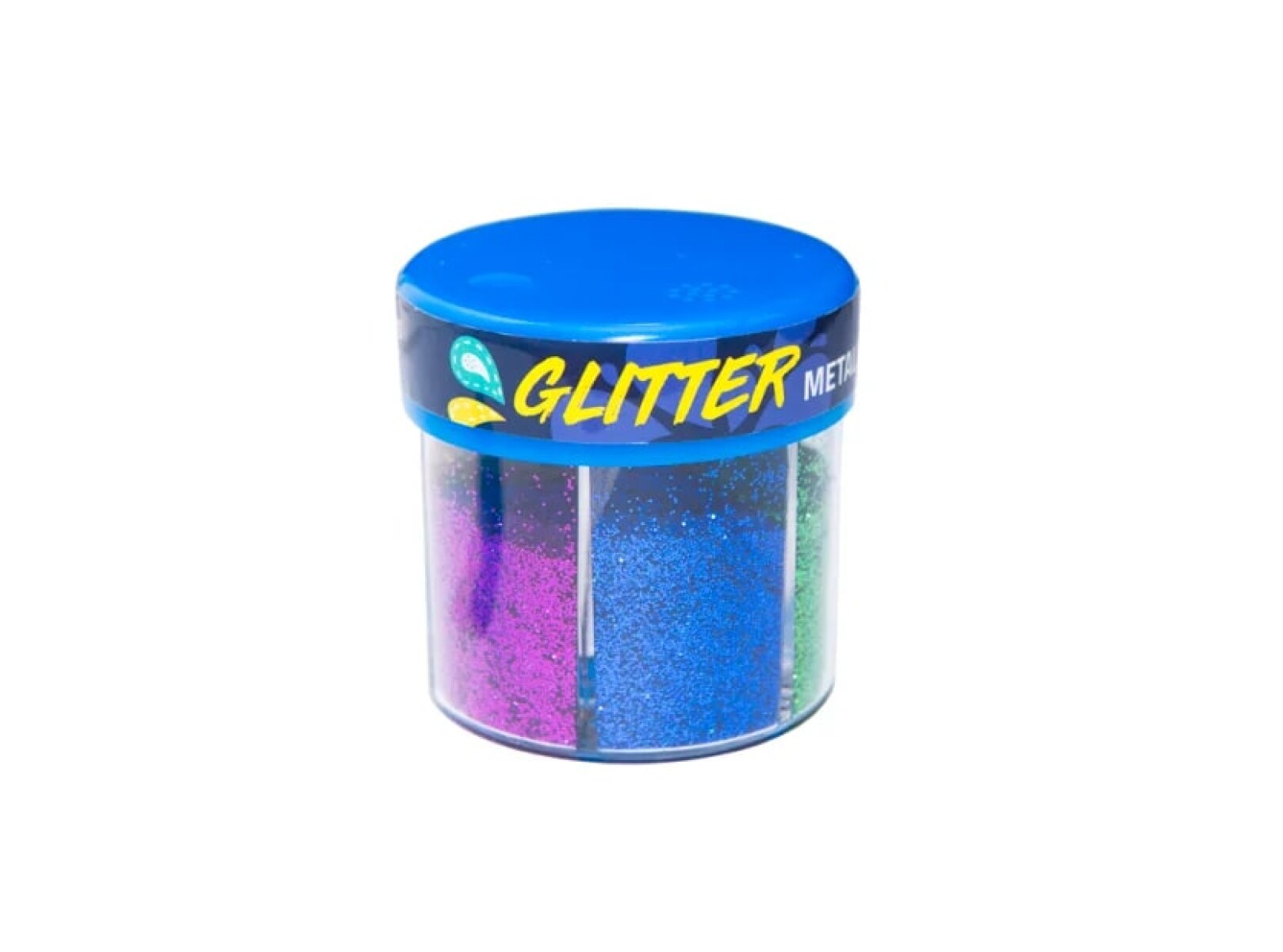 Brillantina Campus Pote 6 Colores 60 grs - Metalico 