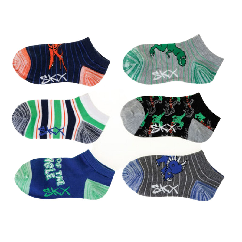 Medias Boys 6PK Low Cut Multicolor