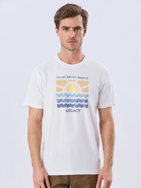 T-SHIRT LEGACY 6154 BLANCO