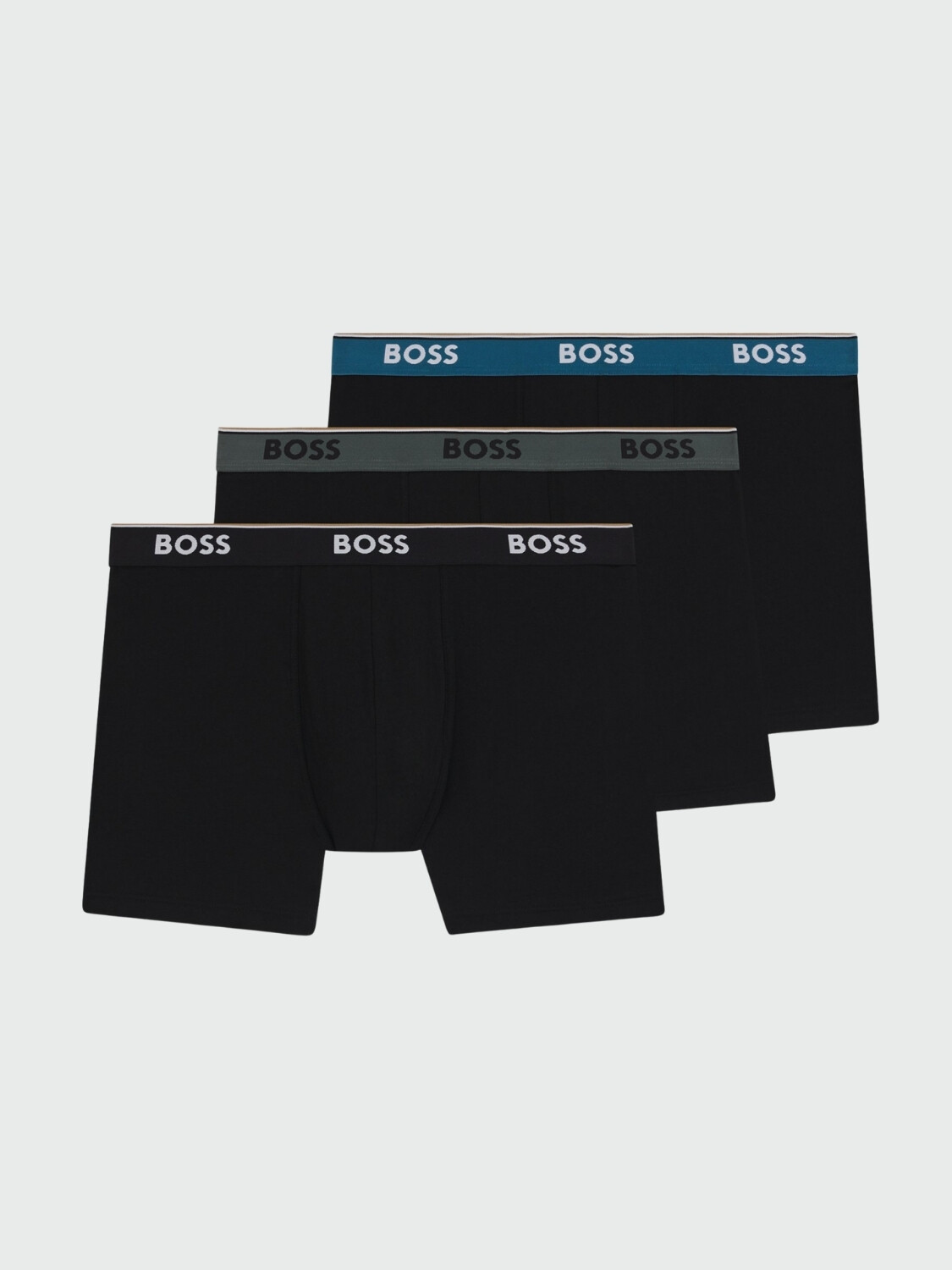 BOSS - Pac 3 Bóxers de Algodón Logo Surtido