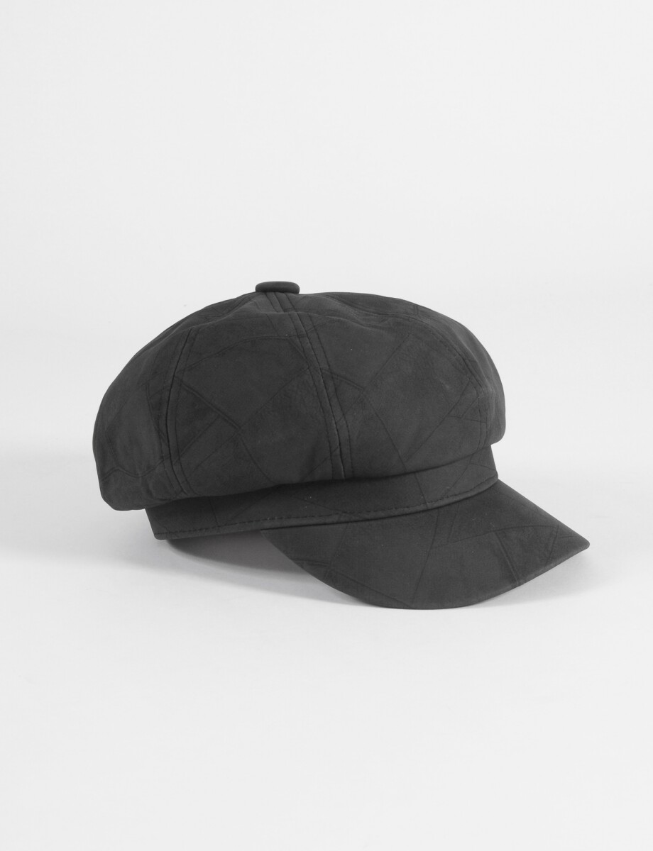 Boina cap texture - negro 