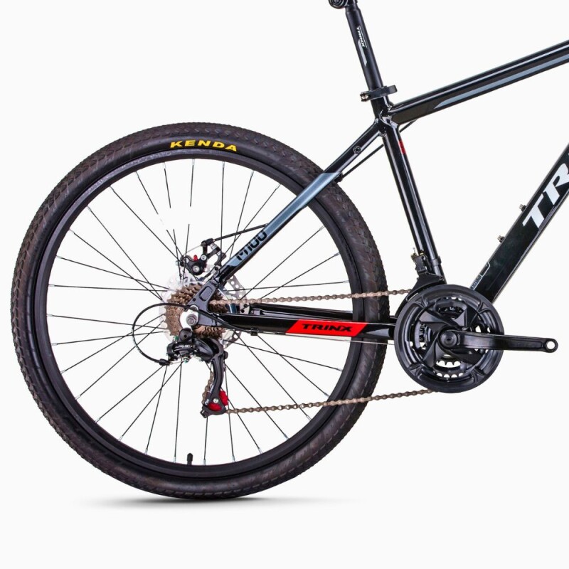 Bicicleta Trinx M100 ELITE Rodado 27.5 Negro/Rojo/Gris