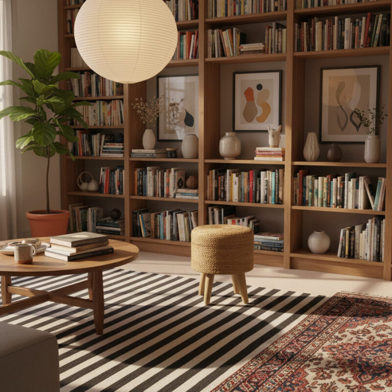 Banco taburete de yute Banco taburete de yute