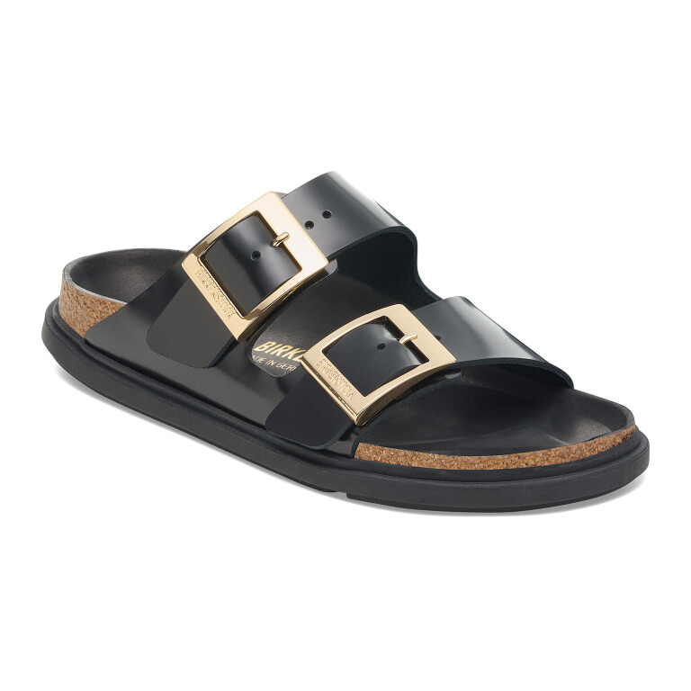 Sandalia Arizona Droplet Buckle - Estecho Black