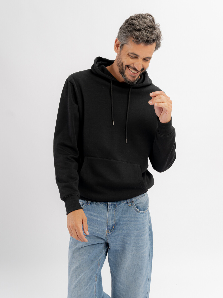 Canguro felpa Liam - negro 