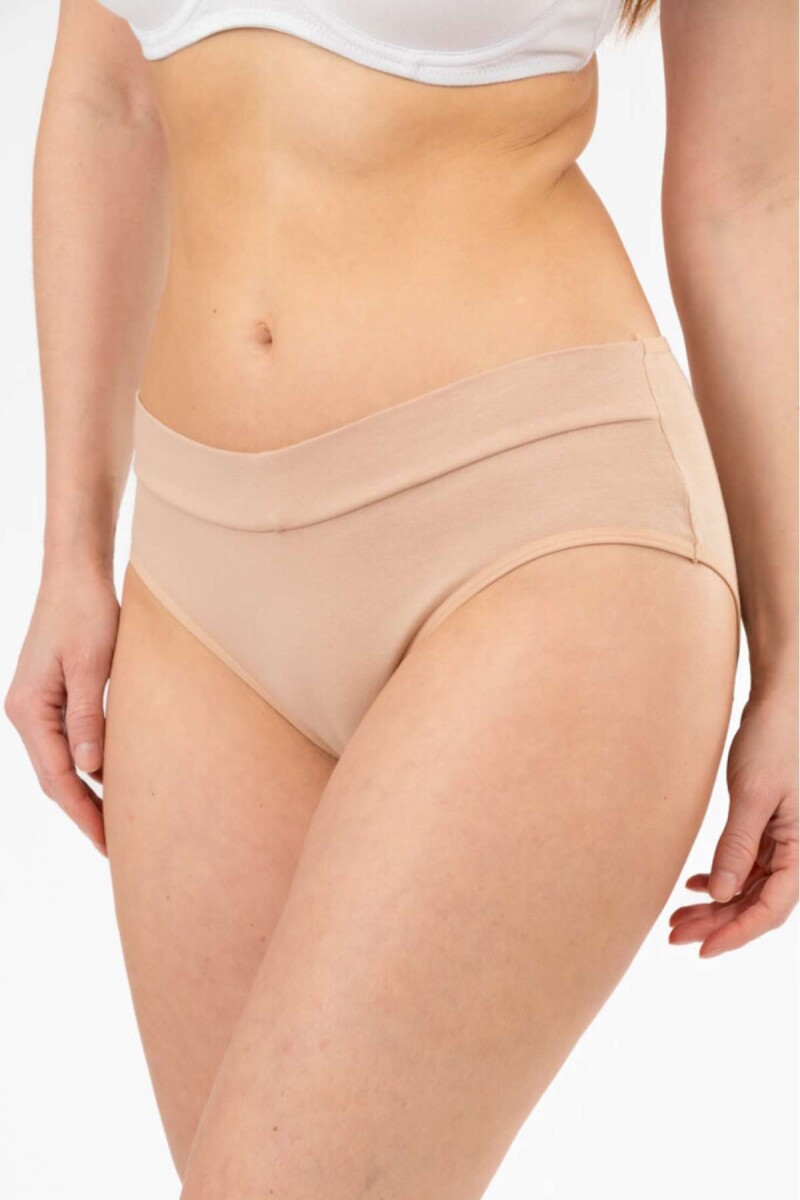 Bombacha alta tiro corto sacks - Beige 